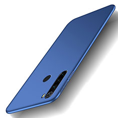 Hard Rigid Plastic Matte Finish Case Back Cover M02 for Xiaomi Redmi Note 8 Blue
