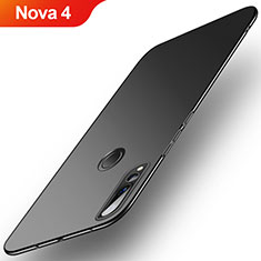 Hard Rigid Plastic Matte Finish Case Back Cover M03 for Huawei Nova 4 Black