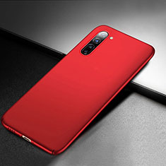 Hard Rigid Plastic Matte Finish Case Back Cover M03 for Oppo F15 Red