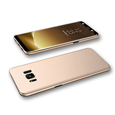 Hard Rigid Plastic Matte Finish Case Back Cover M03 for Samsung Galaxy S8 Gold