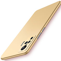 Hard Rigid Plastic Matte Finish Case Back Cover M03 for Vivo X50 Pro 5G Gold