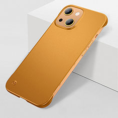 Hard Rigid Plastic Matte Finish Case Back Cover M04 for Apple iPhone 13 Gold