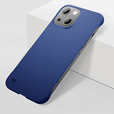 Hard Rigid Plastic Matte Finish Case Back Cover M04 for Apple iPhone 14 Plus Blue