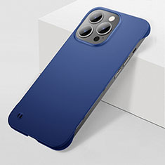 Hard Rigid Plastic Matte Finish Case Back Cover M04 for Apple iPhone 14 Pro Blue