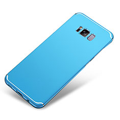 Hard Rigid Plastic Matte Finish Case Back Cover M04 for Samsung Galaxy S8 Sky Blue