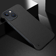 Hard Rigid Plastic Matte Finish Case Back Cover M05 for Apple iPhone 13 Black