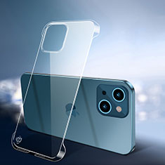 Hard Rigid Plastic Matte Finish Case Back Cover M05 for Apple iPhone 13 Mini Clear