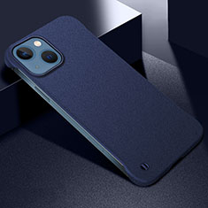 Hard Rigid Plastic Matte Finish Case Back Cover M05 for Apple iPhone 14 Blue