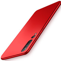 Hard Rigid Plastic Matte Finish Case Back Cover M05 for Xiaomi Mi 10 Red