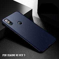 Hard Rigid Plastic Matte Finish Case Back Cover M05 for Xiaomi Mi Mix 3 Blue