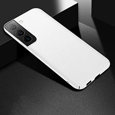 Hard Rigid Plastic Matte Finish Case Back Cover M06 for Samsung Galaxy S21 5G White