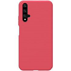 Hard Rigid Plastic Matte Finish Case Back Cover P01 for Huawei Honor 20 Red