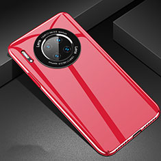 Hard Rigid Plastic Matte Finish Case Back Cover P01 for Huawei Mate 30 5G Red