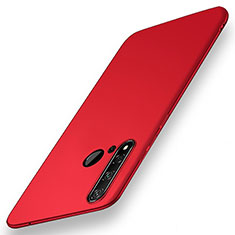 Hard Rigid Plastic Matte Finish Case Back Cover P01 for Huawei Nova 5i Red