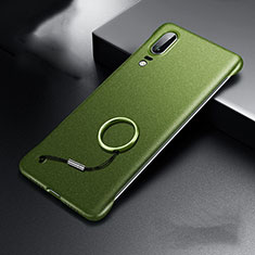 Hard Rigid Plastic Matte Finish Case Back Cover P01 for Huawei P20 Green
