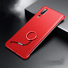 Hard Rigid Plastic Matte Finish Case Back Cover P01 for Huawei P20 Red
