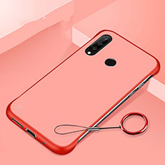 Hard Rigid Plastic Matte Finish Case Back Cover P01 for Huawei P30 Lite XL Red