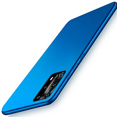 Hard Rigid Plastic Matte Finish Case Back Cover P01 for Huawei P40 Pro+ Plus Blue