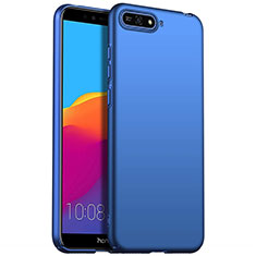 Hard Rigid Plastic Matte Finish Case Back Cover P01 for Huawei Y6 (2018) Blue