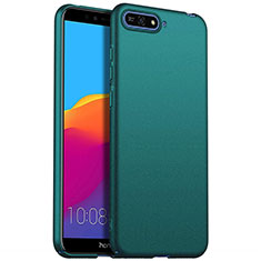 Hard Rigid Plastic Matte Finish Case Back Cover P01 for Huawei Y6 (2018) Green