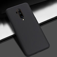 Hard Rigid Plastic Matte Finish Case Back Cover P01 for OnePlus 7T Pro Black