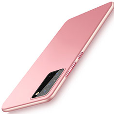 Hard Rigid Plastic Matte Finish Case Back Cover P01 for Samsung Galaxy Note 20 5G Rose Gold
