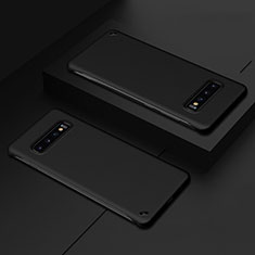 Hard Rigid Plastic Matte Finish Case Back Cover P01 for Samsung Galaxy S10 Black