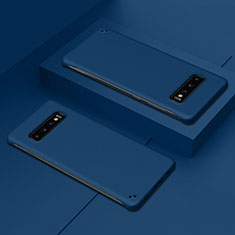 Hard Rigid Plastic Matte Finish Case Back Cover P01 for Samsung Galaxy S10 Blue