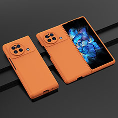 Hard Rigid Plastic Matte Finish Case Back Cover P01 for Vivo X Fold2 5G Orange