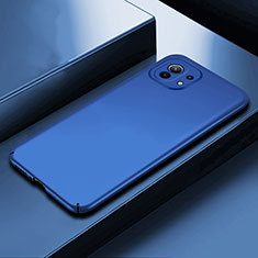 Hard Rigid Plastic Matte Finish Case Back Cover P01 for Xiaomi Mi 11 Lite 5G NE Blue