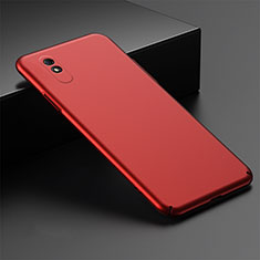 Hard Rigid Plastic Matte Finish Case Back Cover P01 for Xiaomi Redmi 9A Red