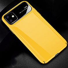 Hard Rigid Plastic Matte Finish Case Back Cover P02 for Apple iPhone 11 Yellow