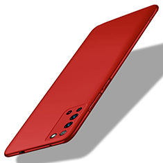 Hard Rigid Plastic Matte Finish Case Back Cover P02 for Huawei Honor X10 5G Red