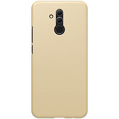 Hard Rigid Plastic Matte Finish Case Back Cover P02 for Huawei Mate 20 Lite Gold