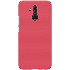 Hard Rigid Plastic Matte Finish Case Back Cover P02 for Huawei Mate 20 Lite Red
