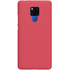 Hard Rigid Plastic Matte Finish Case Back Cover P02 for Huawei Mate 20 Red