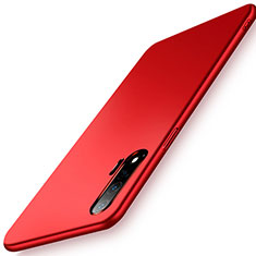 Hard Rigid Plastic Matte Finish Case Back Cover P02 for Huawei Nova 6 Red