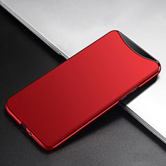 Hard Rigid Plastic Matte Finish Case Back Cover P02 for Oppo Find X Red