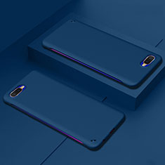 Hard Rigid Plastic Matte Finish Case Back Cover P02 for Oppo R15X Blue