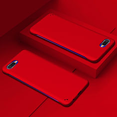 Hard Rigid Plastic Matte Finish Case Back Cover P02 for Oppo R15X Red