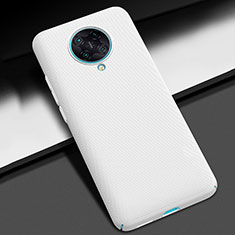 Hard Rigid Plastic Matte Finish Case Back Cover P02 for Xiaomi Poco F2 Pro White