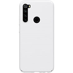 Hard Rigid Plastic Matte Finish Case Back Cover P02 for Xiaomi Redmi Note 8 White