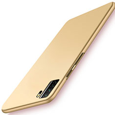 Hard Rigid Plastic Matte Finish Case Back Cover P03 for Huawei Nova 7 SE 5G Gold