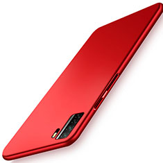 Hard Rigid Plastic Matte Finish Case Back Cover P03 for Huawei P40 Lite 5G Red