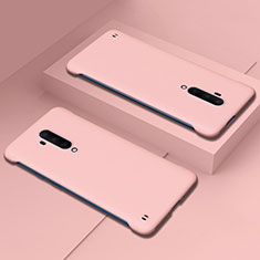 Hard Rigid Plastic Matte Finish Case Back Cover P03 for OnePlus 7T Pro Pink