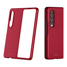 Hard Rigid Plastic Matte Finish Case Back Cover P03 for Samsung Galaxy Z Fold4 5G Red