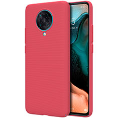 Hard Rigid Plastic Matte Finish Case Back Cover P03 for Xiaomi Poco F2 Pro Red