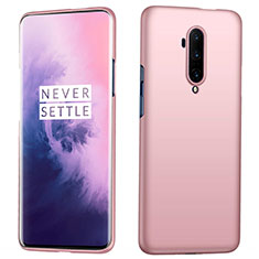 Hard Rigid Plastic Matte Finish Case Back Cover P04 for OnePlus 7T Pro Rose Gold