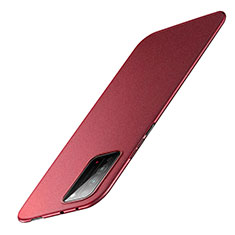 Hard Rigid Plastic Matte Finish Case Back Cover P05 for Huawei Honor X10 5G Red Wine