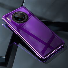 Hard Rigid Plastic Matte Finish Case Back Cover P05 for Huawei Mate 30 Pro 5G Purple